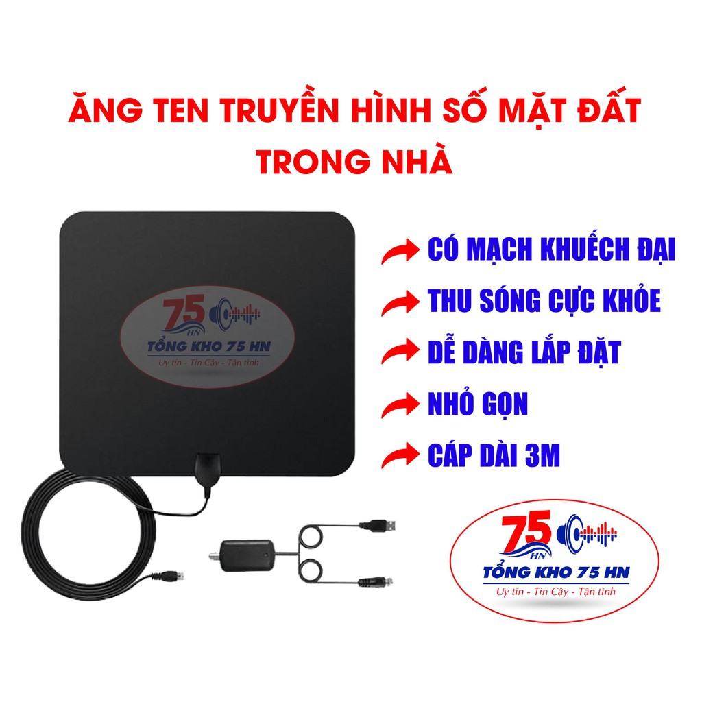 [Mã ELMS10 giảm 6% đơn 50K] DÀN ANTEN- TV kỹ thuật số trong nhà, ăng ten truyền hình miễn phí cho TV kỹ thuật số DVB-T2