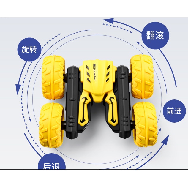 Đồ Chơi Nhào Lộn xoay 360 độ Monster  Xe ô Tô Điều Khiển Từ Xa địa hình Tốc Độ Cao 2.4G rc pin sạc giá rẻ