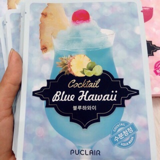 Mặt nạ giấy Puclair Cocktail Pink Lady 1hop /10 miếng