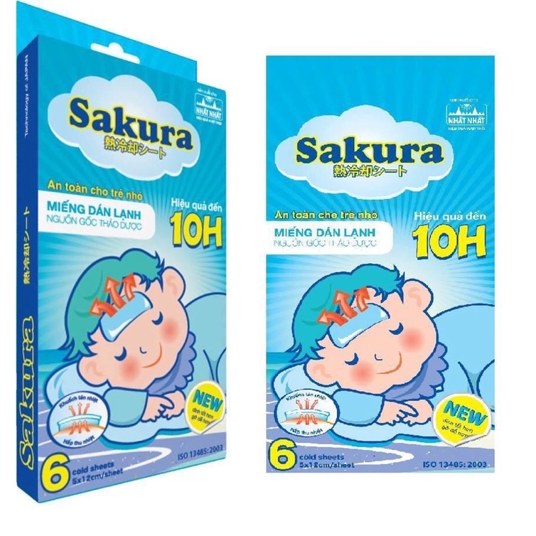 Dán hạ sốt Sakura - Frescool - Doku thái gói 2 miếng