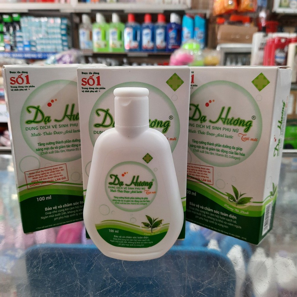 Dung dịch Dạ Hương trà xanh 100ml