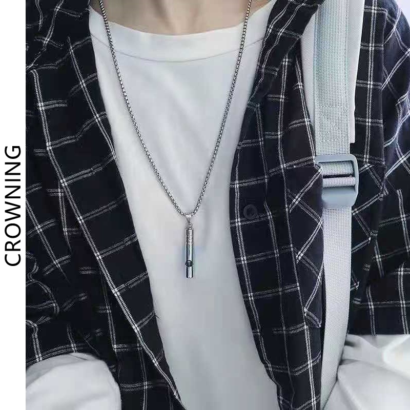 Dây Chuyền Mặt Còi Thổi Phong Cách Hip Hop Đơn Giản Cho Nam Và Nữ F730