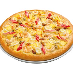 Bánh Pizza chế biến sẵn Vị Hải sản, Xúc Xích, Thịt Bò Bắp, ...chưa nướng, size 16cm