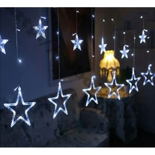 Đèn led thả mành hình ngôi sao