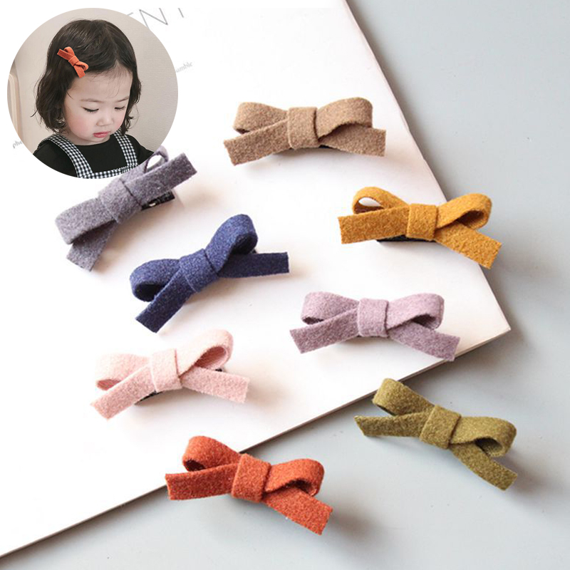 2 kẹp tóc hình nơ đáng yêu dành cho bé gái