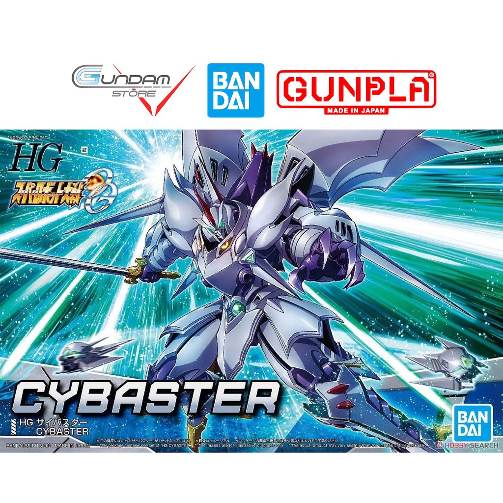 Mô Hình HG Cybaster Bandai Super Robot Wars 1/144 High Grade Lắp Ráp Đồ Chơi Anime Nhật