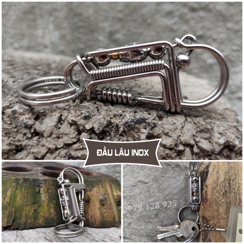 Móc Treo Chìa khoá inox uốn thủ Công