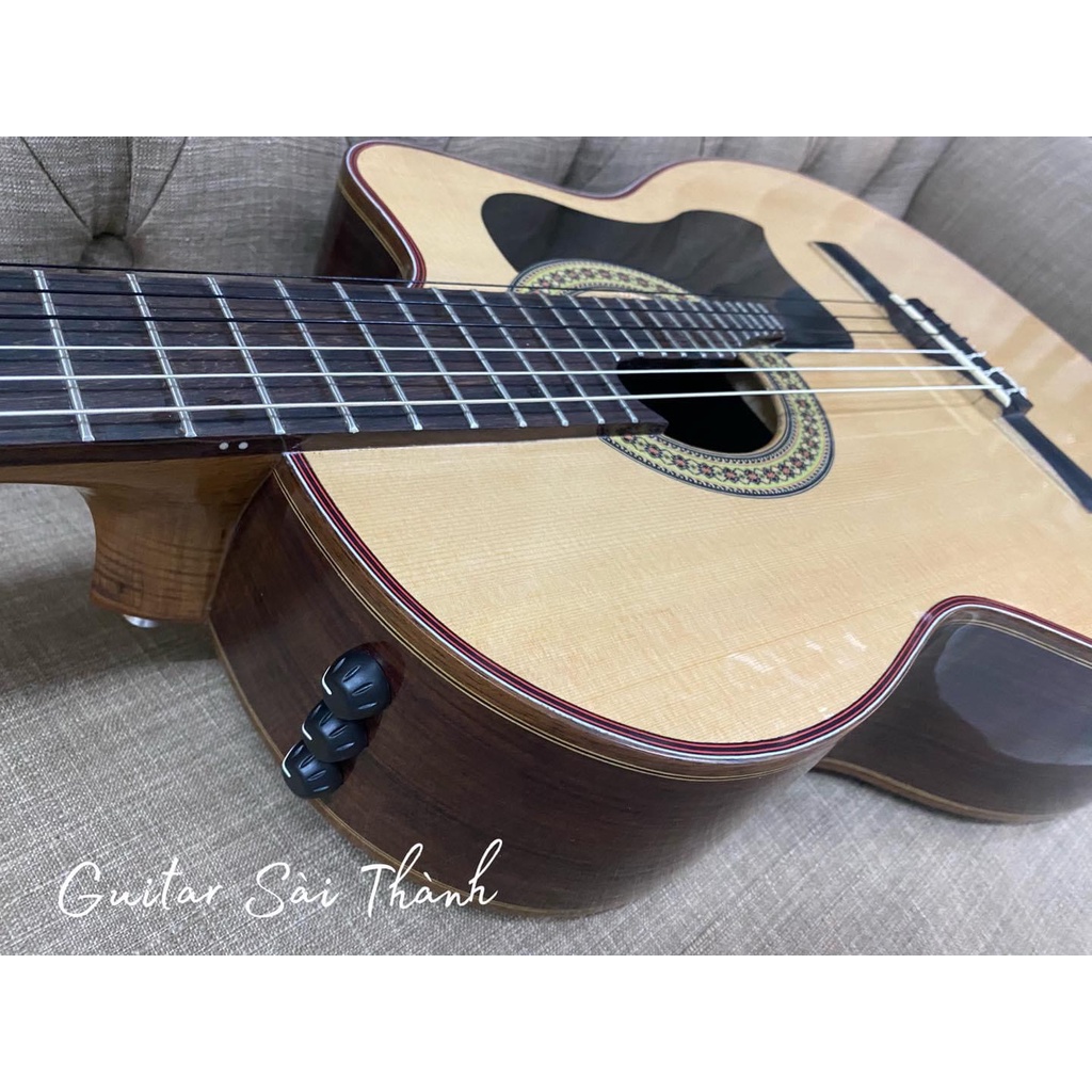 Đàn Guitar Custom 32 phím cổ điên chất liệu cẩm ấn mã ST-C90