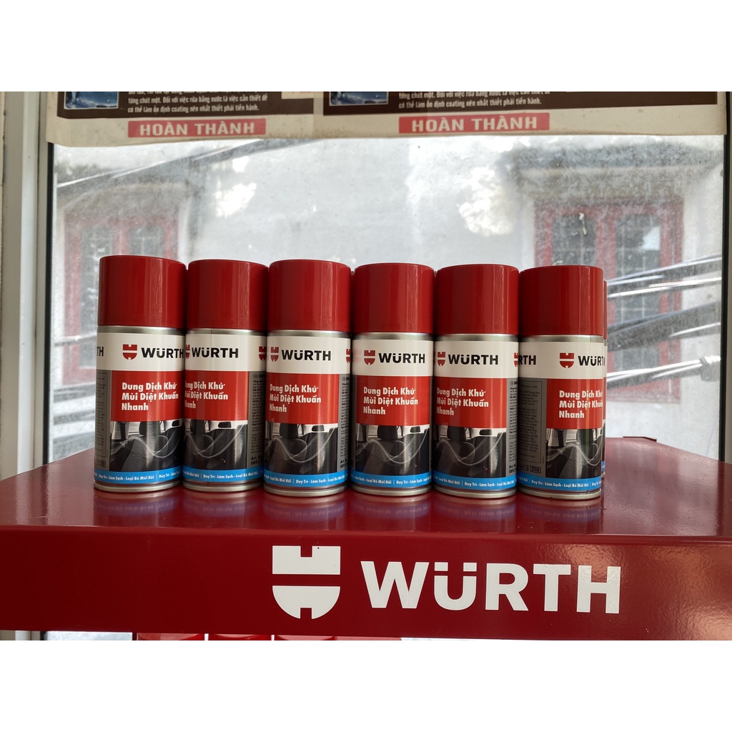 Khử mùi diệt khuẩn nội thất - Quick Fresh Active – Wurth
