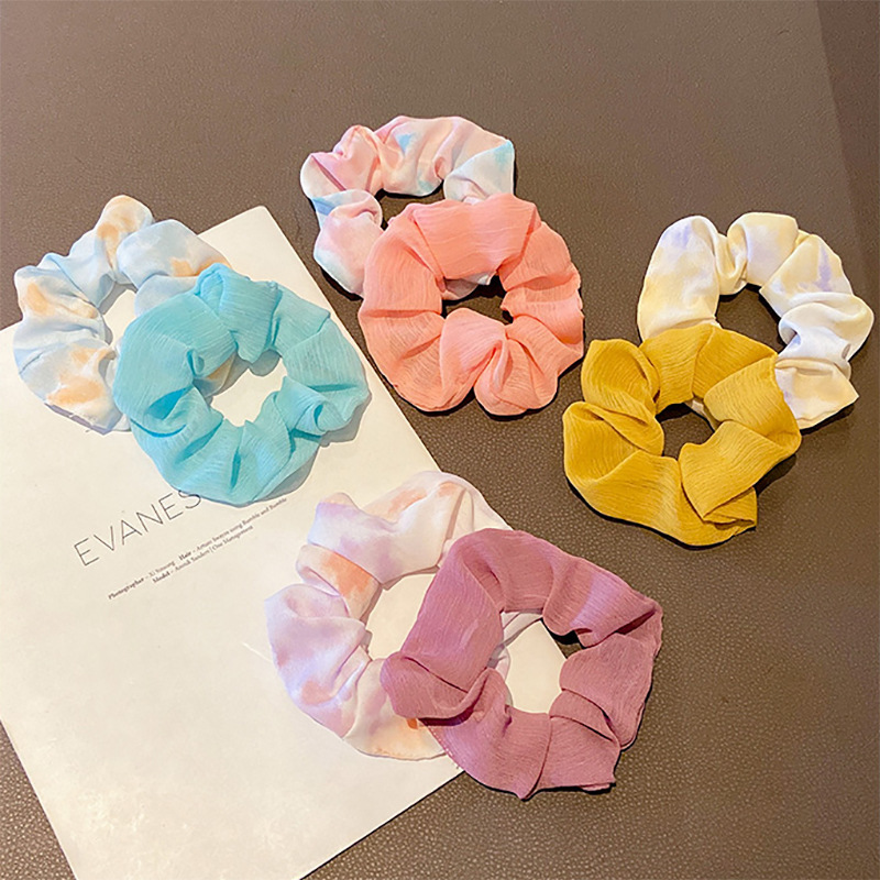 Dây Buộc Tóc Co Giãn Phong Cách Hàn Quốc Cho Nữ