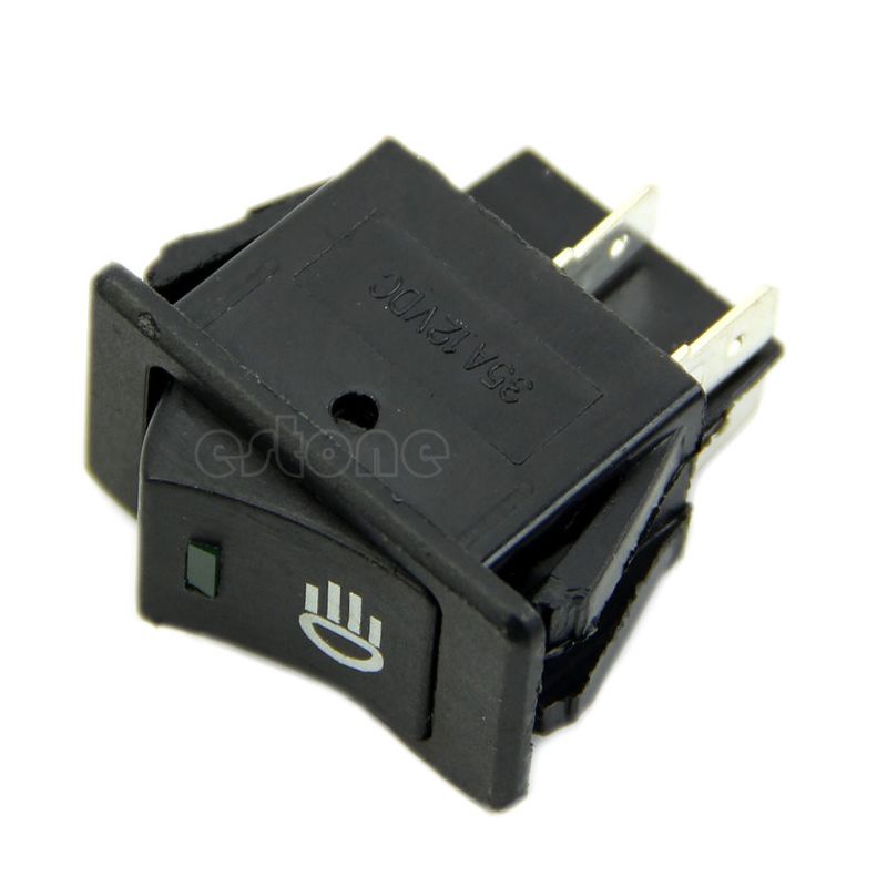 Công Tắc Bật / Tắt Đèn Pha 12V 35A 4 Pin Có Đèn LED Cho Xe Hơi Xe Tải