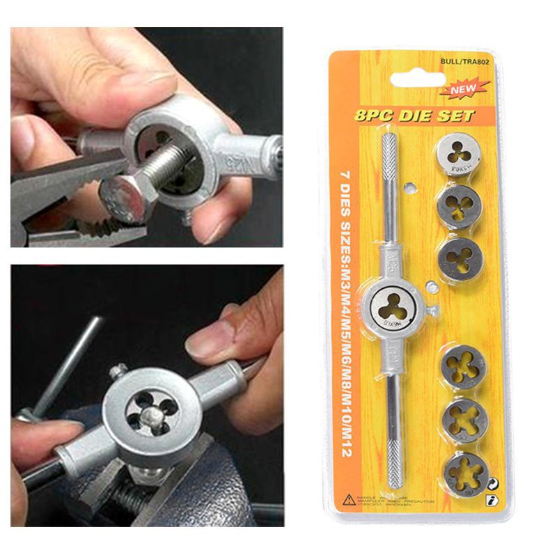 Set 8 Chìa Vặn Đai Ốc M3-M12 Kèm Cờ Lê Chuyên Dụng