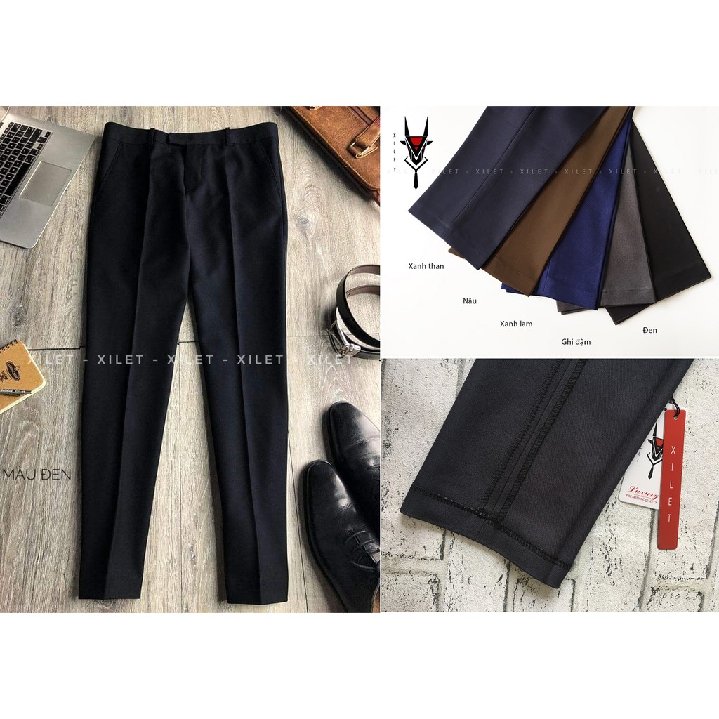 Quần âu nam XILET Vải Cao Cấp 5 màu chất siêu đẹp