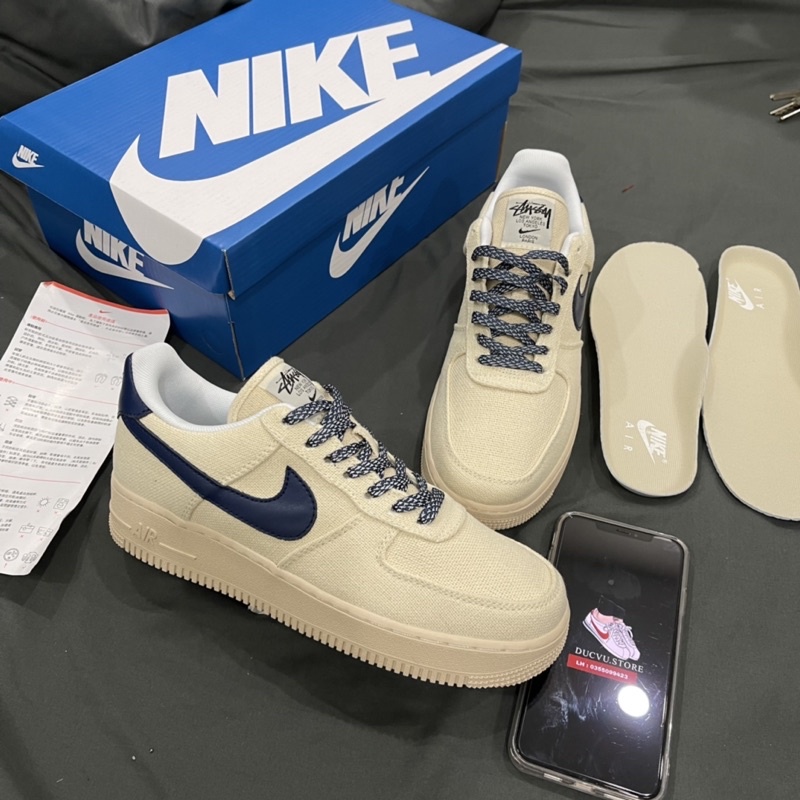 GIÀY AIR AF1 ‘07 BEIGE DEEP LAI AU [ FULL BOX + FREE SHIP ]