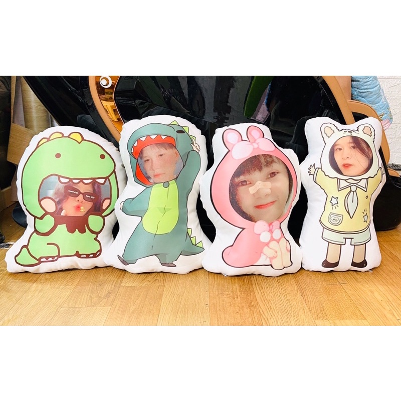 Gấu ôm in ảnh theo yêu cầu / gấu bông ghép mặt làm theo yêu cầu