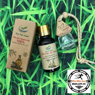 Tinh dầu thái nguyên - hương sả chanh 30ml + hũ treo khuếch tán