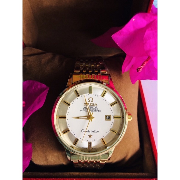 Đồng hồ nam Omega pin dây kim loại | BigBuy360 - bigbuy360.vn