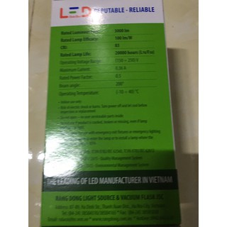 Bóng đèn led bulb rạng đông 30W