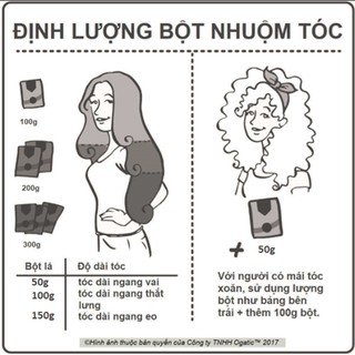 BỘT LÁ NHUỘM TÓC OGATIC không hóa chất độc hại