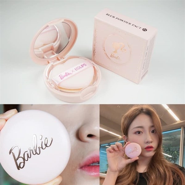 Phấn Phủ Eglips x Barbie Blur Powder Pact