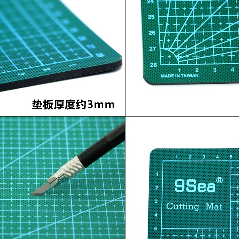 Bảng lót Cutting mat 9sea - Size A4 / Size A3 -Hàng chất lượng tốt (Made in Taiwan)