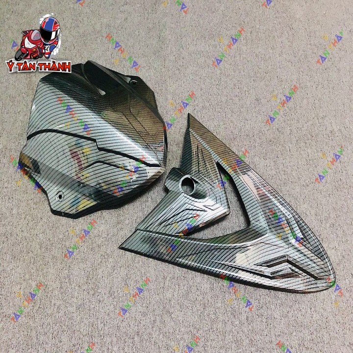 ốp đầu ốp nạ exciter 155 cacbon 0252