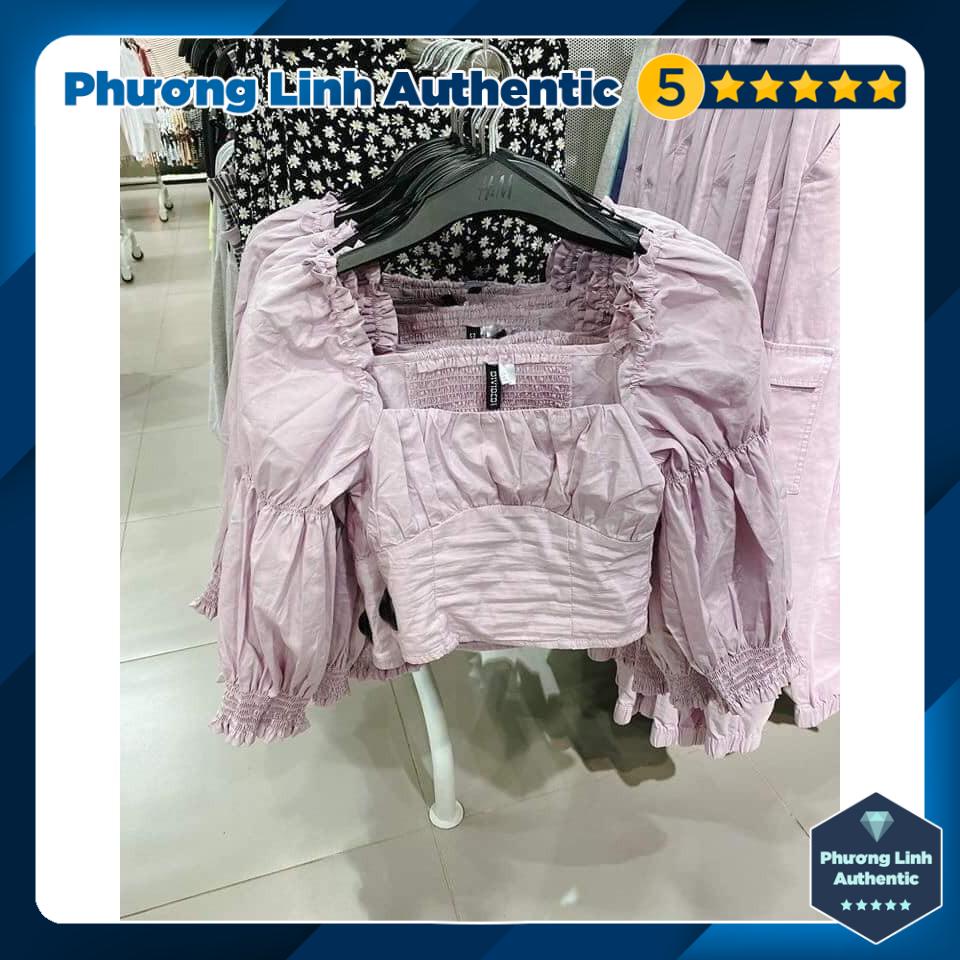 Áo tím Lilac H&M Auth new tag - có sẵn