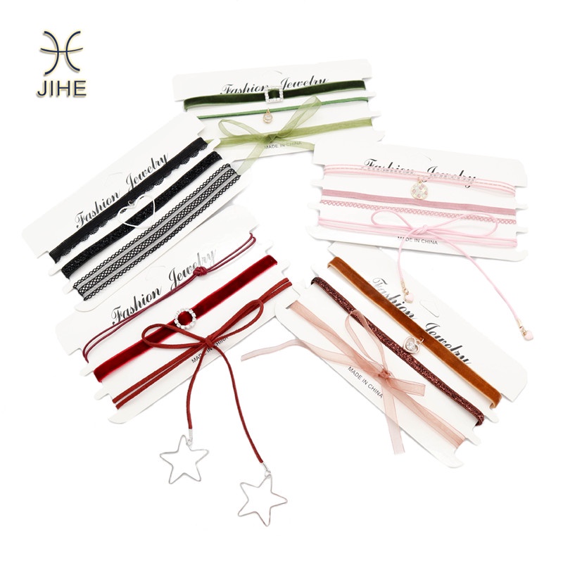 Set 3 Vòng Cổ choker Thời Trang Nữ Tính