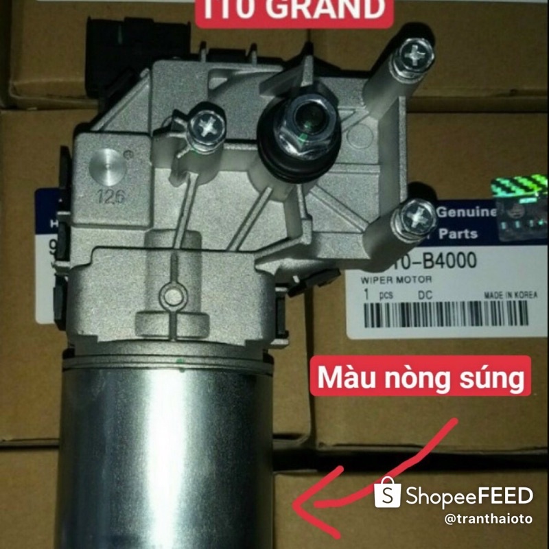 Phụ tùng ô tô -mô tơ gạt mưa hyundai grand i10 hàng liên doanh cao cấp hỗ trợ thay thế tại Hà Nội