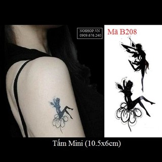 Hình xăm dán thiên thần B208