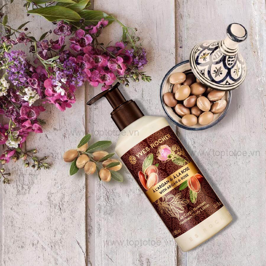 Sữa Dưỡng Thể Yves Rocher Argan Rose Petals Hammam Body Lotion 390ml - Sữa  dưỡng thể | TheFaceHolic.com