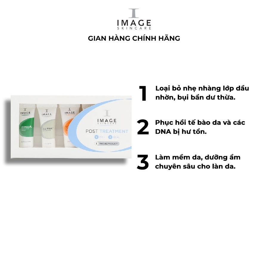 Bộ 5 mỹ phẩm dành cho da nhạy cảm Image Skincare Post Treatment Trial Kit 7ml