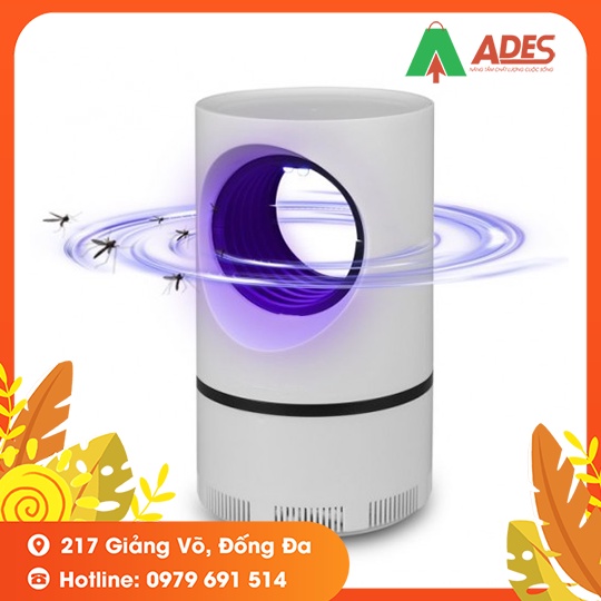 Máy Bắt Muỗi Thông Minh - Đèn Led Xanh Hút Côn Trùng , Muỗi , Bọ