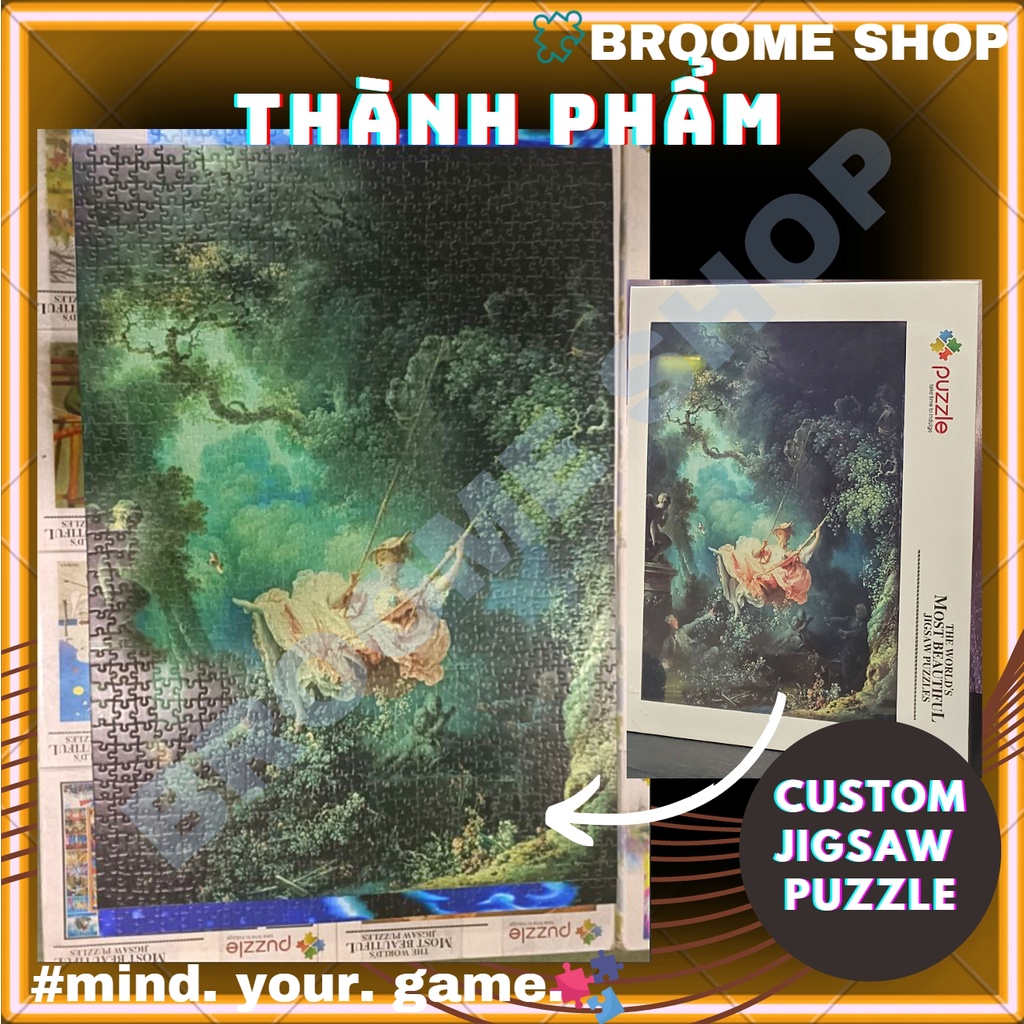 [Order] Tranh ghép hình 1000 mảnh Theo Yêu Cầu tranh xếp hình 1000 miếng Jigsaw Puzzle 1000 pcs 2000pcs