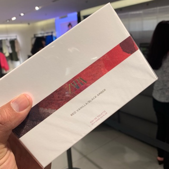 Set nước Hoa Zara (Red vanilla và Black Amber) logo Mới