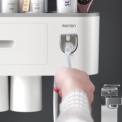 Kệ đựng đồ nhà vệ sinh không cần khoan lỗ Kệ đựng đồ nhà tắm nhà vệ sinh dạng treo tường