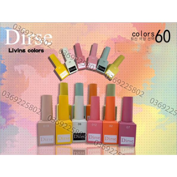 (CÓ VIDEO) SET Sơn Hàn DIRSE 60 chai cao cấp kèm bảng màu SANG CHẢNH