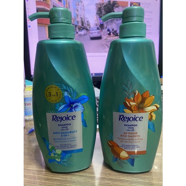 Dầu gội Rejoice hương hoa mẫu đơn  480ml Thái Lan