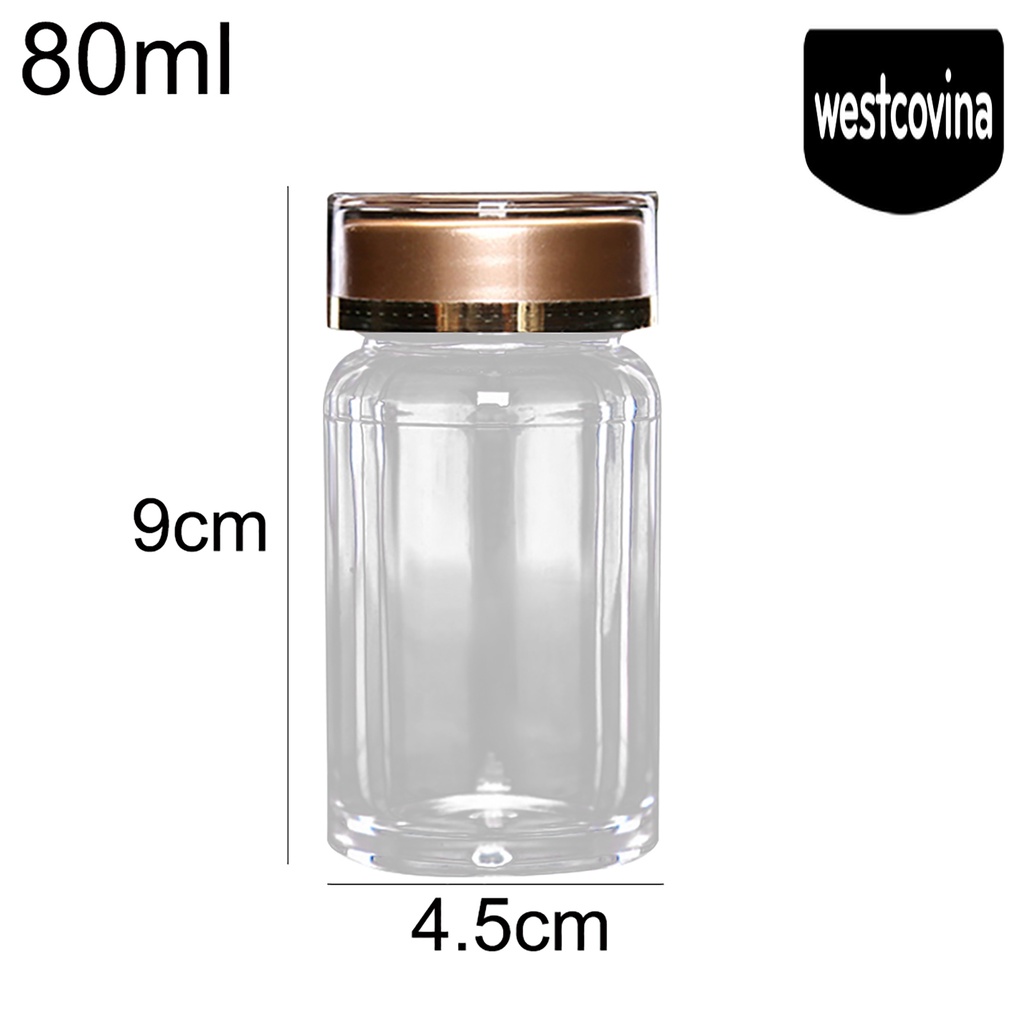 [Hot]☀ Chai Đựng Thuốc Bằng Acrylic Có Thể Đổ Đầy Tiện Dụng