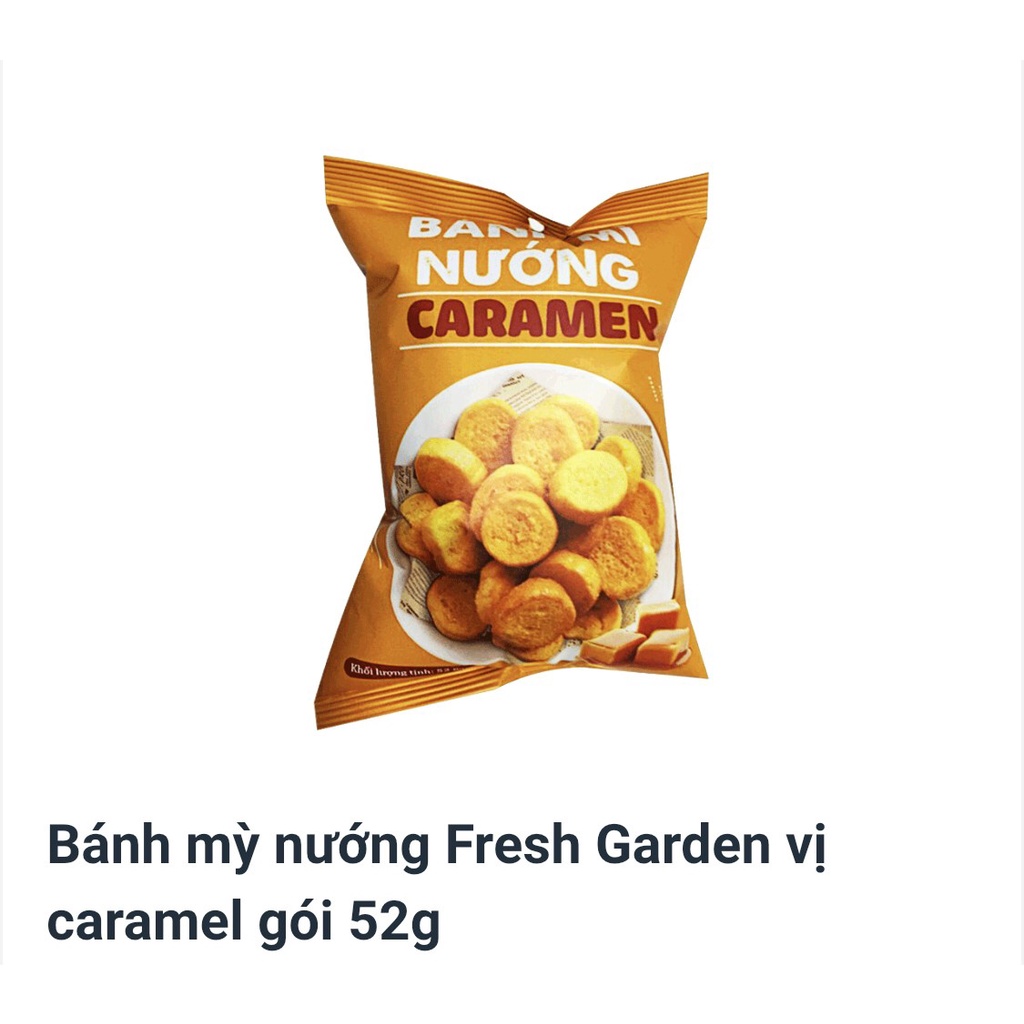 Bánh Mỳ Nướng Fresh Garden Vị Caremel Gói 52G