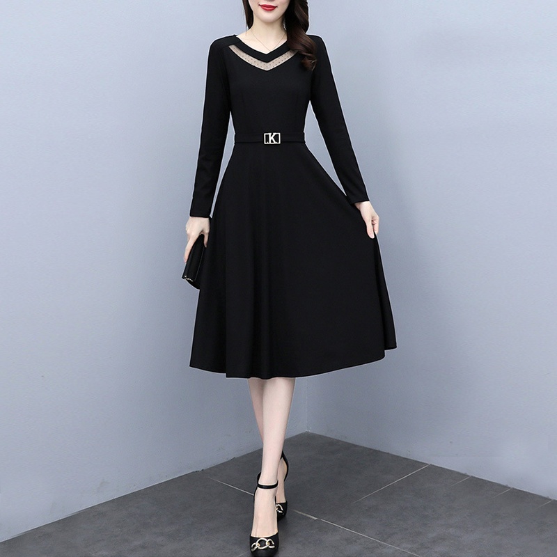 Đầm trung niên sang trong dự tiệc cho mẹ bigsize phong cách Hàn Quốc dáng suông cao cấp đẹp MD03 - WB WOMAN & BEAUTY