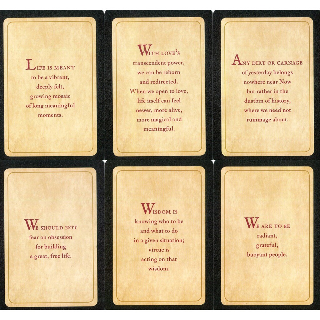 Bài Motivation Manifesto Cards