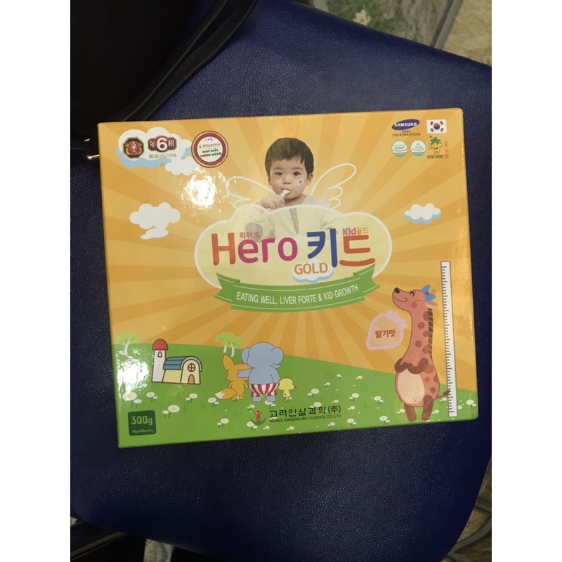 Hero Kid Gold - Hỗ trợ cải thiện biếng ăn, tăng cường sức đề kháng, tăng chiều cao, mát gan, hết mệt mỏi