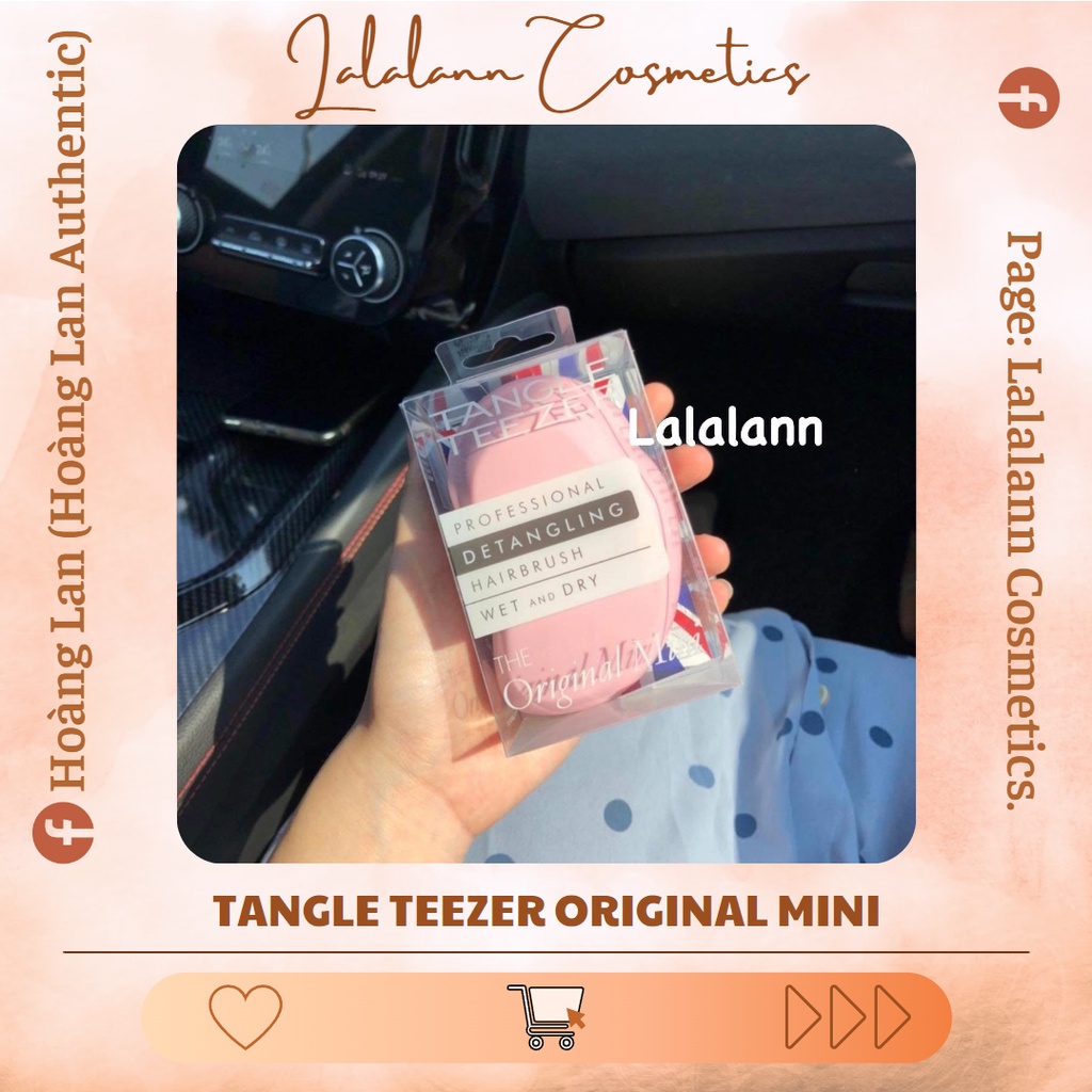 [CHÍNH HÃNG] Lược chải tóc Tangle Teezer Original Mini Size gỡ rối tóc cực đỉnh
