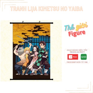 [KUCOI1 mã giảm giá 5%] Tranh vải treo tường Kimetsu no yaiba - Vải không thấm nước