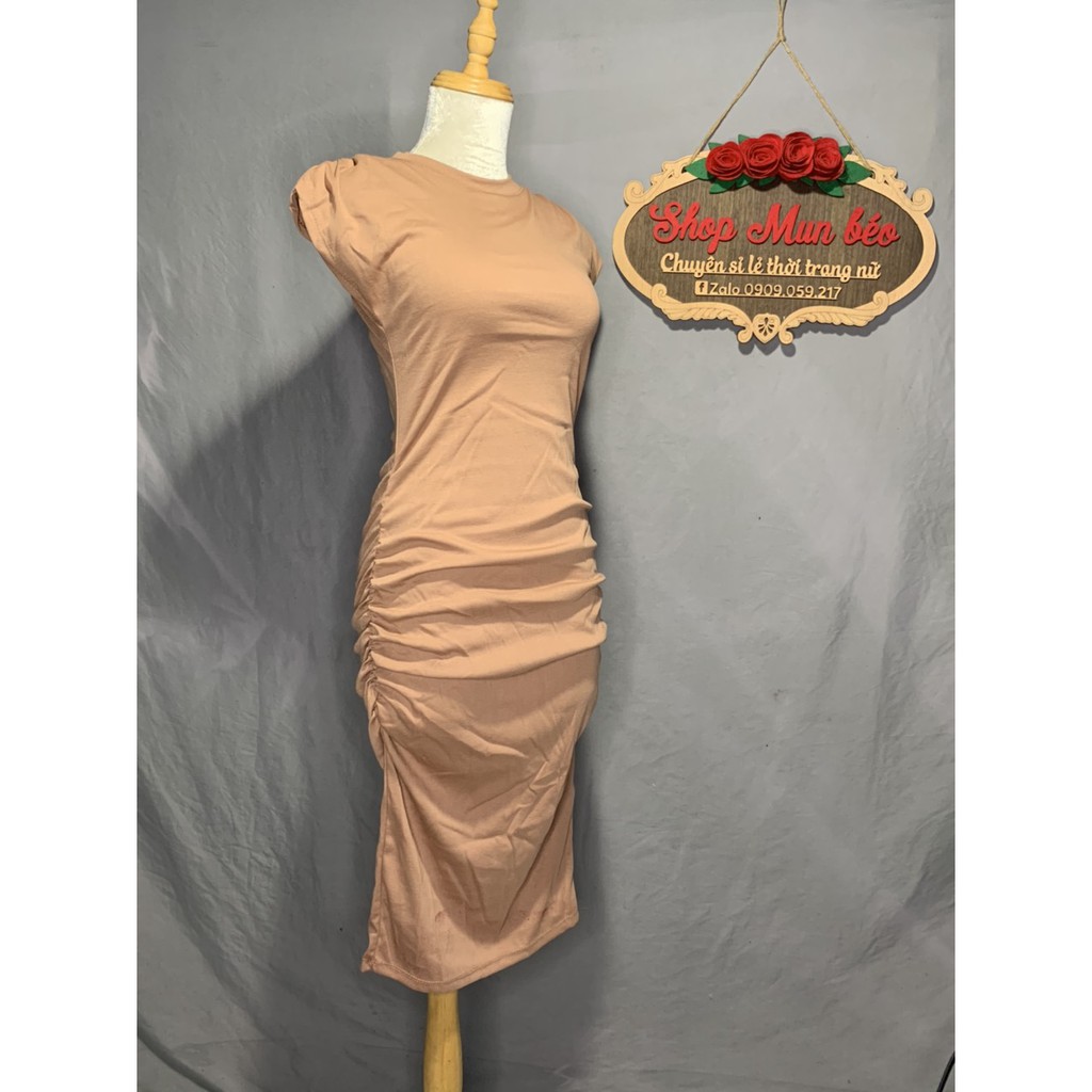 [MẪU MỚI] Đầm Body Nhún Sườn Nhún Vai Thun Borip Thích Hợp Mặc Đi Tiệc Đi Làm Đi Chơi Phù Hợp Với Mọi Phong Cách | BigBuy360 - bigbuy360.vn