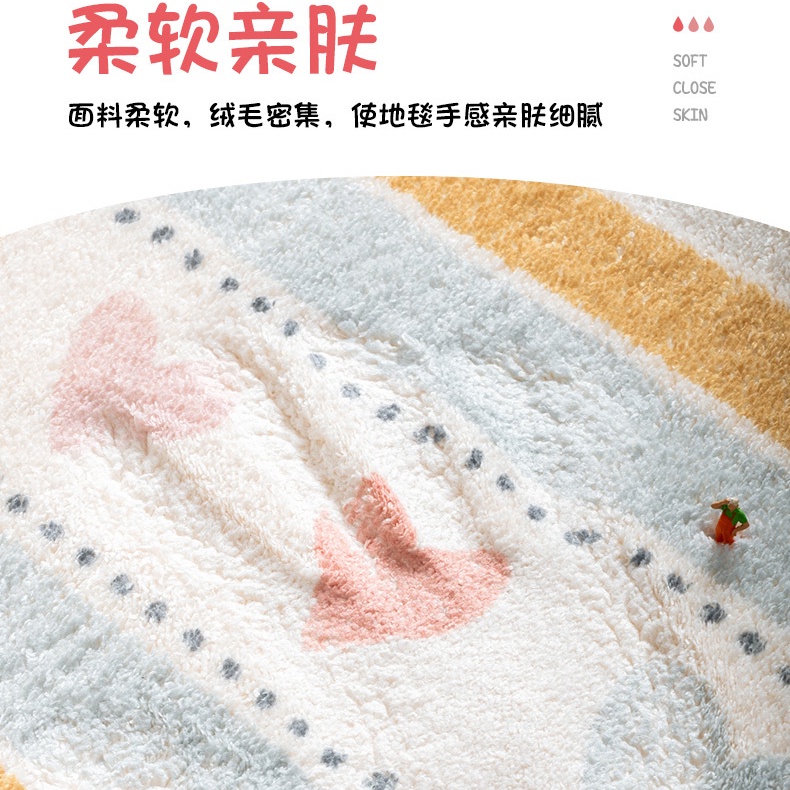 Thảm lót cửa chùi chân Chống Trượt Thấm Hút Tốt Cho Phòng Tắm / Nhà Bếp