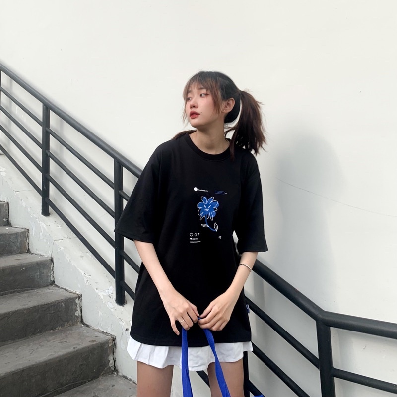 MADMIND® Chính Hãng - Áo thun Mad Social  màu đen - cổ tròn, cotton thoáng mát - Essential Collection Form Rộng Unisex
