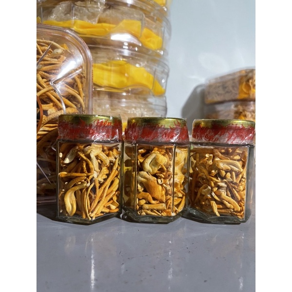 Nấm ĐÔNG TRÙNG HẠ THẢO SẤY THĂNG HOA Loại xô To Nhỏ có ít gãy hủ 3-5gram