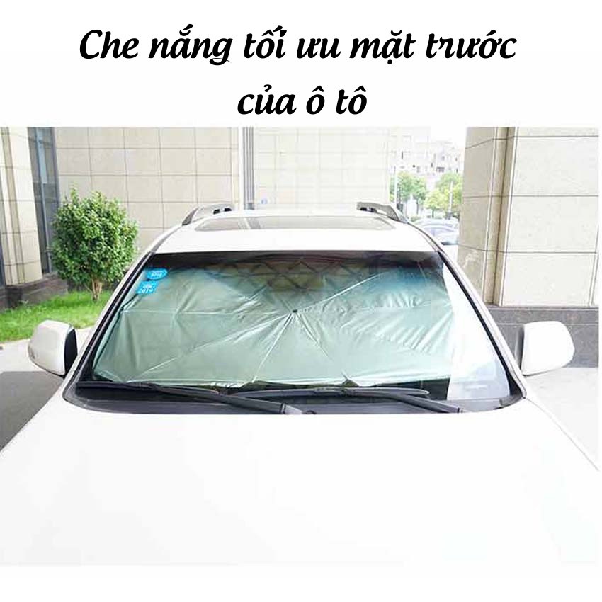 Ô Che Nắng Kính Lái Ô Tô, Dù Che Nắng Kính Lái Xe Hơi Chắn Tia UV, Giảm Nhiệt Bảo Vệ Nội Thất